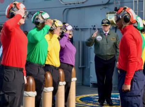 Donald-Trump-Aboard-Navy-Ship-USS Gerald Ford