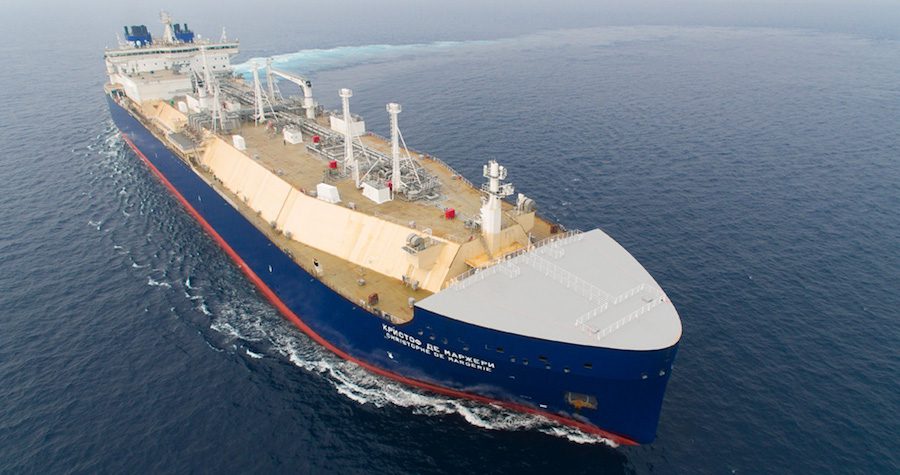 Ice-Class LNG Carrier ‘Christophe de Margerie’ Starts Maiden Voyage Through Northern Sea Route
