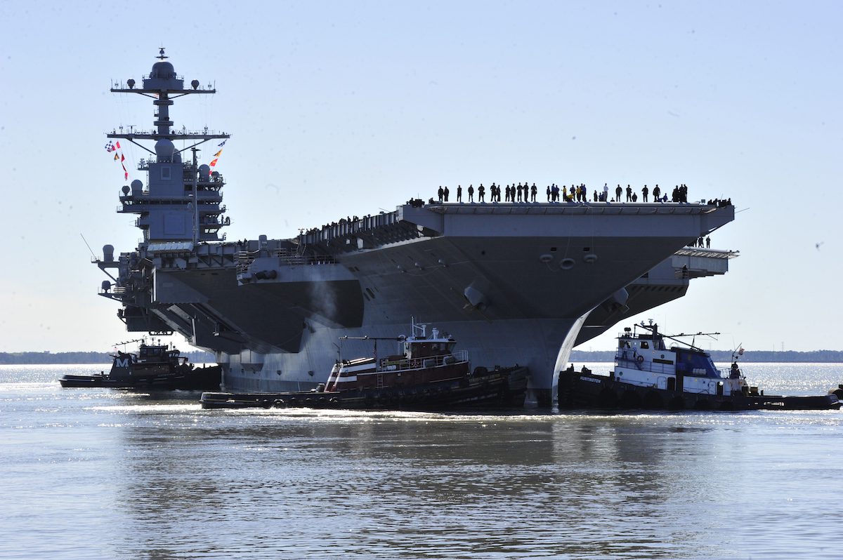 U.S. Navy Asks Huntington Ingalls for Pricing on Two New Aircraft Carriers