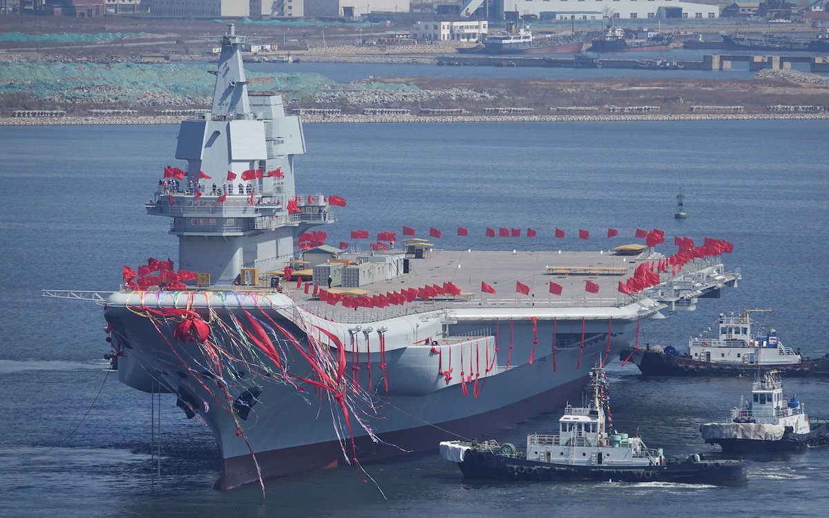 china home-built aircraft carrier