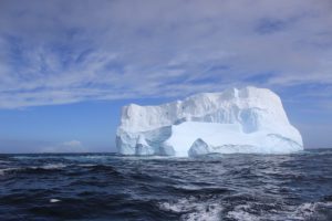 Iceberg Floating In The North Atlantic