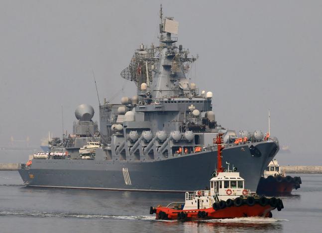 Russian Navy guided missile cruiser Varyag
