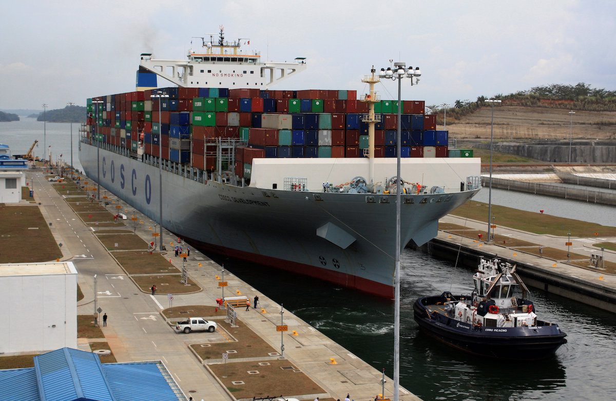 COSCO Development Sets Record as Largest Ship to Use Panama Canal Expansion