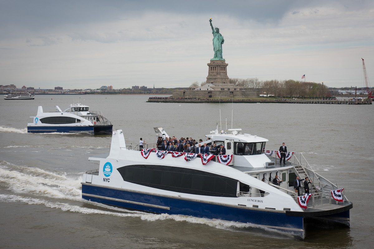 The first NYC Ferry