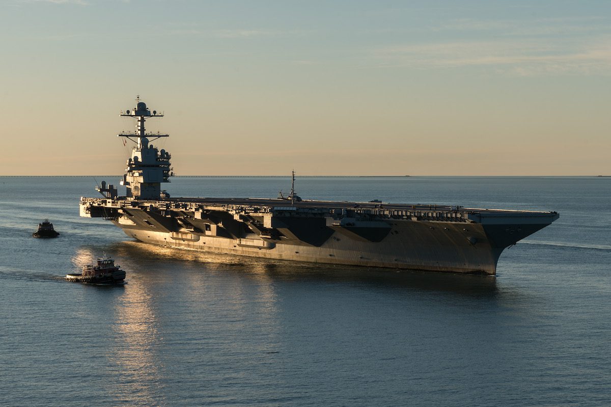U.S. Navy to Commission USS Gerald R. Ford, Its First New Aircraft Carrier Design in 40 Years