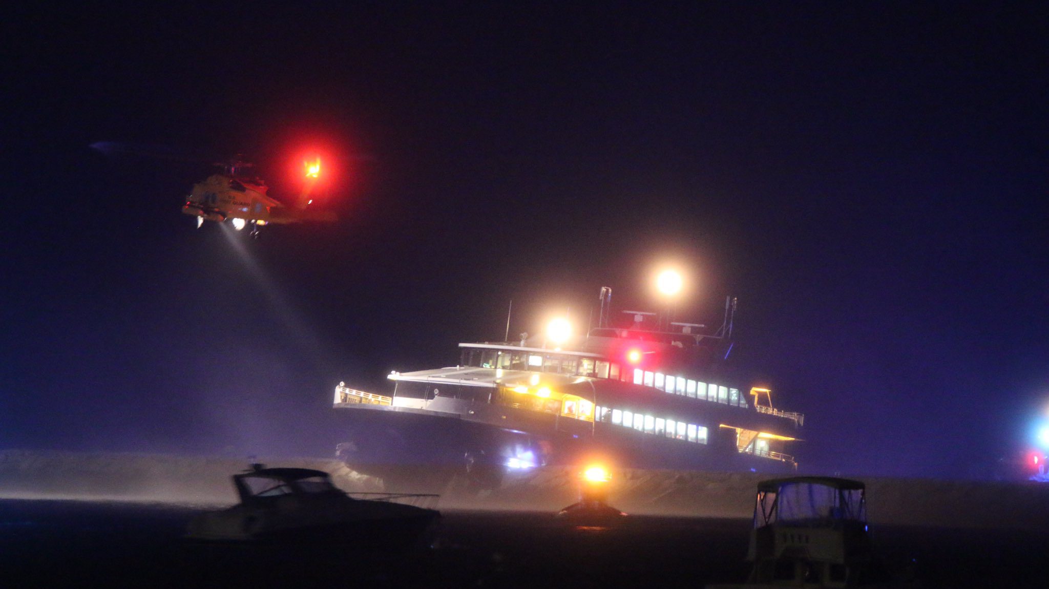 55 Rescued From Grounded Nantucket Ferry