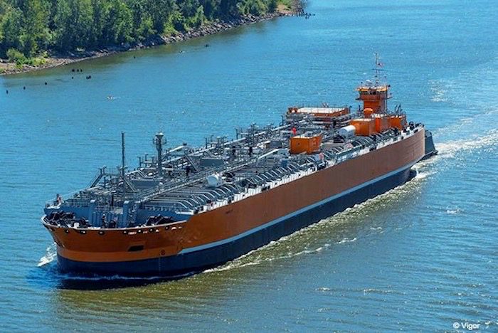 Purpose-Built Liquefied Ammonia Barge Joins Jones Act Fleet