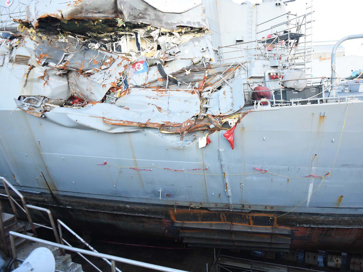 USS Fitzgerald Headed to Ingalls Shipbuilding in Pascagoula for Repairs