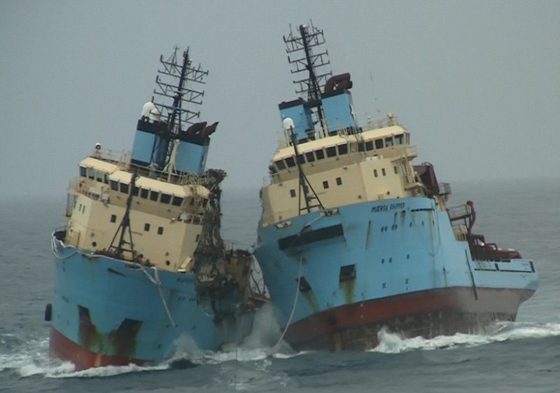 Denmark Issues Investigation Report Into Loss of Maersk Supply Ships Off France