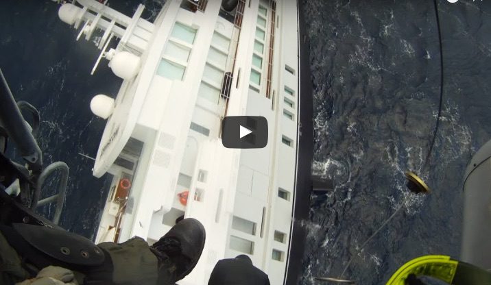 GoPro: Hellenic Coast Guard Rescues Crew from Sinking Superyacht
