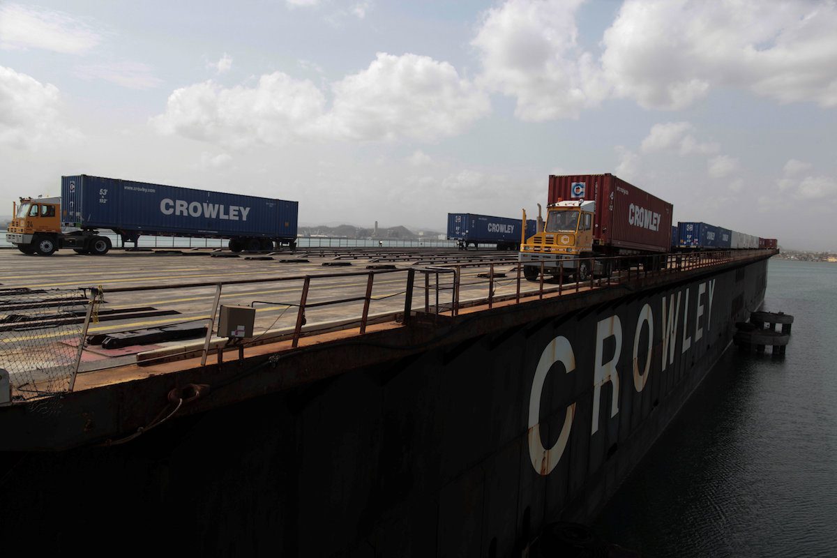 Crowley Adds Six Vessels to Puerto Rico Trade After Storm