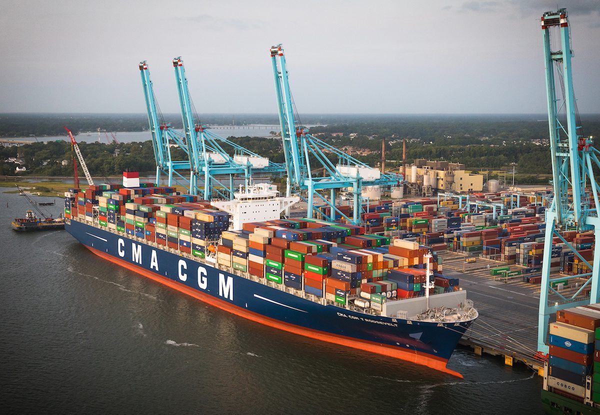 First Ultra-Large Containership Visits U.S. East Coast Ports