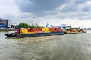 rotterdam cargo barge