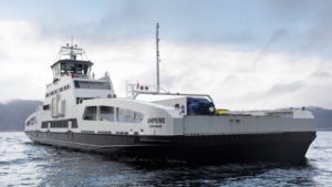 all-electric ferry ampere