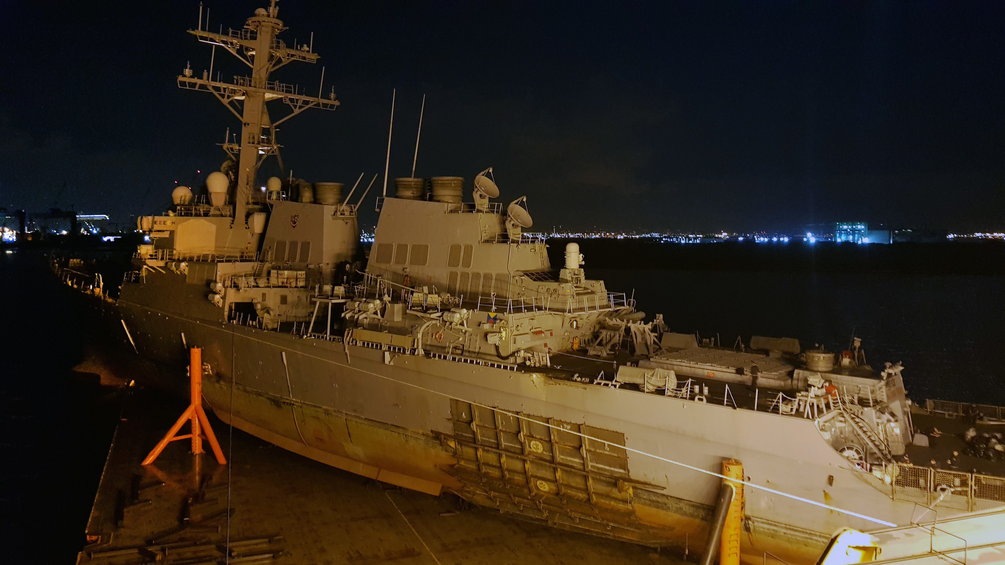 SEE: USS John S. McCain Loaded Aboard Heavy Lift Vessel