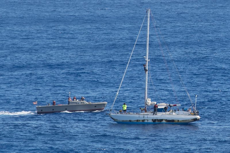 After Five Months Lost at Sea, Two Sailors and Their Dogs Rescued Aboard Sailboat in Pacific