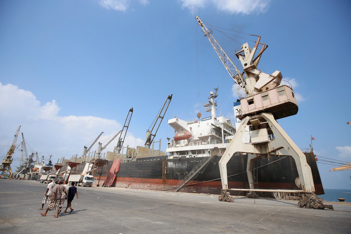Explosion Damages Ship Carrying Wheat to Yemen