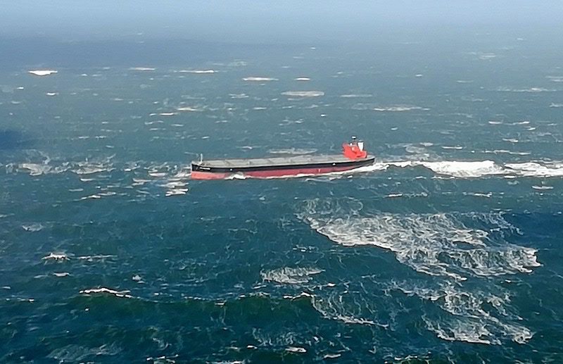 freighter aground in germany