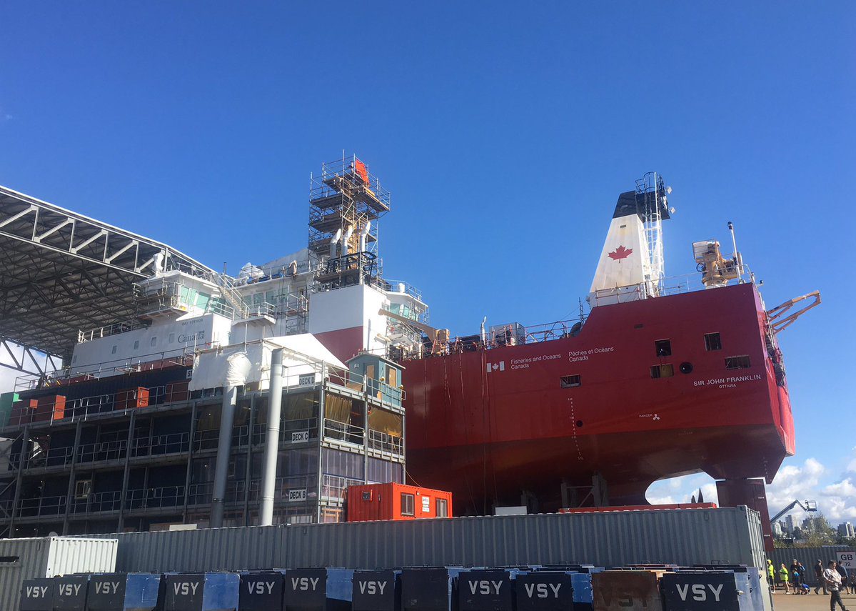 Seaspan Unveils First Ship in Canada’s National Shipbuilding Strategy