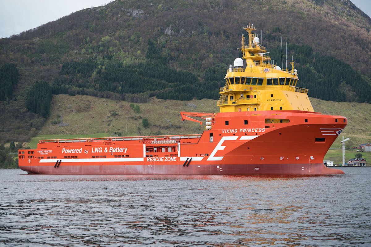 Norwegian Offshore Supply Vessel First to Replace LNG Engine with Battery Power
