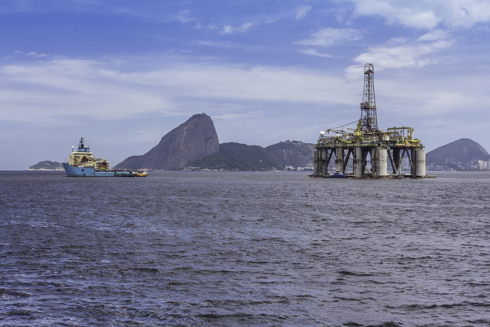 offshore drilling rig brazil. Stock Photo: Shutterstock / marchello74