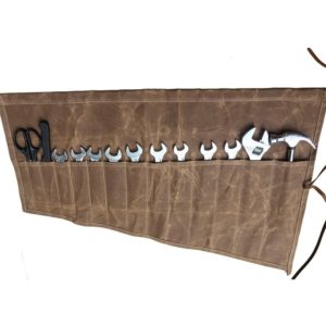 Waxed Canvas Multi-purpose Roll Up Organizer Tool Bag