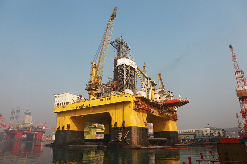 Blue Whale 1 drilling rig