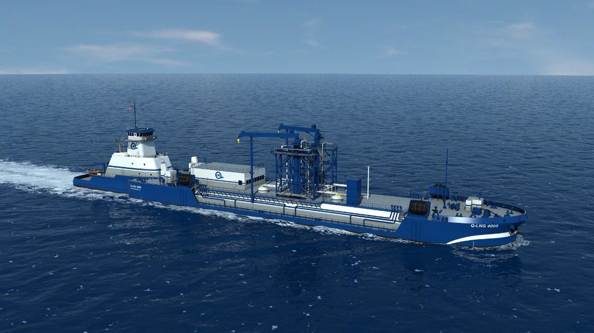 USA’s first Wärtsilä equipped LNG fuelling barge ordered by Q-LNG