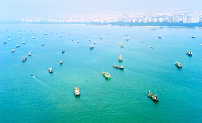 Singapore anchorage