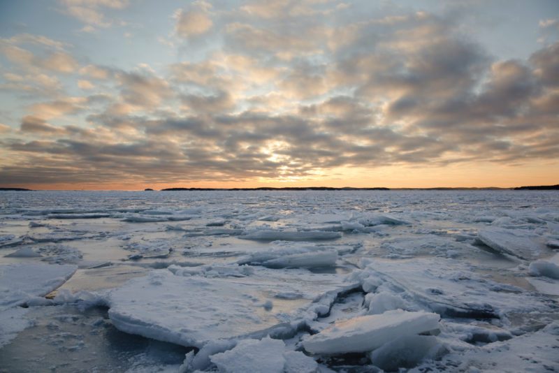 In the Middle of Winter, Bering Strait Sea Ice Is Disappearing