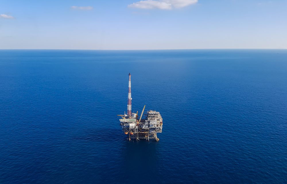 offshore oil platform in gulf of mexico
