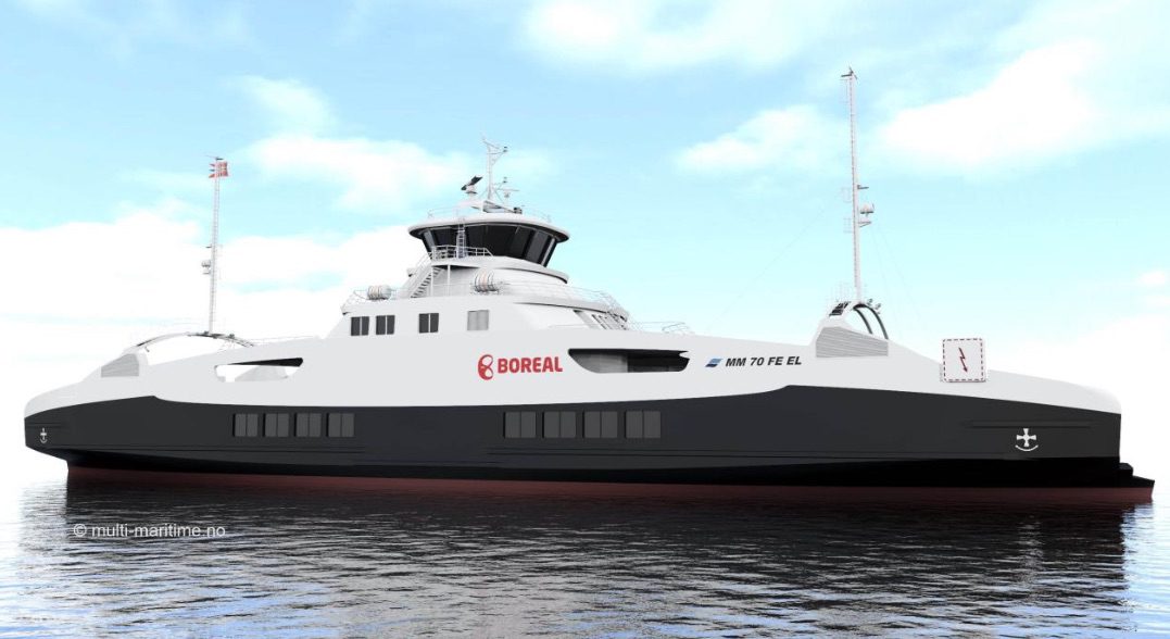 vard Fully electrical battery-powered car- and passenger ferry