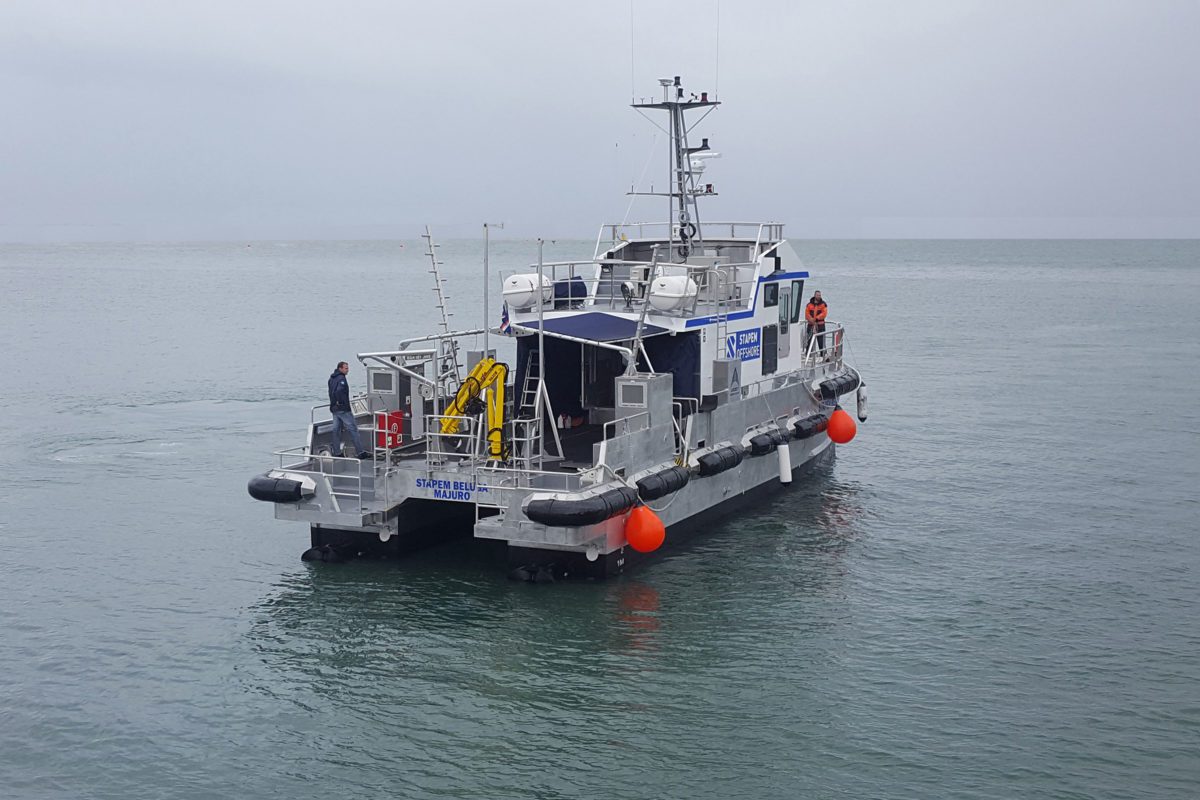Legact Marine Delivers INCAT CROWTHER Designed 18m Catamaran Dive Support Vessel
