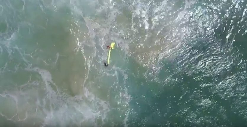 WATCH: Aerial Drone Used to Save Two Swimmers’ Lives in Australia