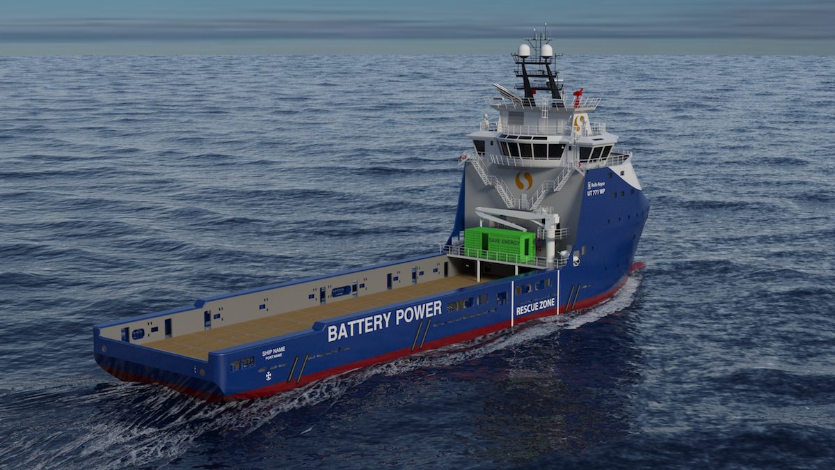 Rolls-Royce to Upgrade Six Platform Supply Vessels with Battery Power
