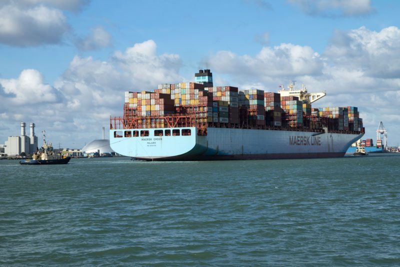 maersk ship arrival southampton