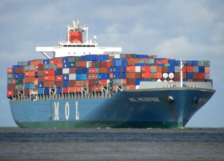 Containership MOL Prestige Adrift Off British Columbia After Fire; Two ...