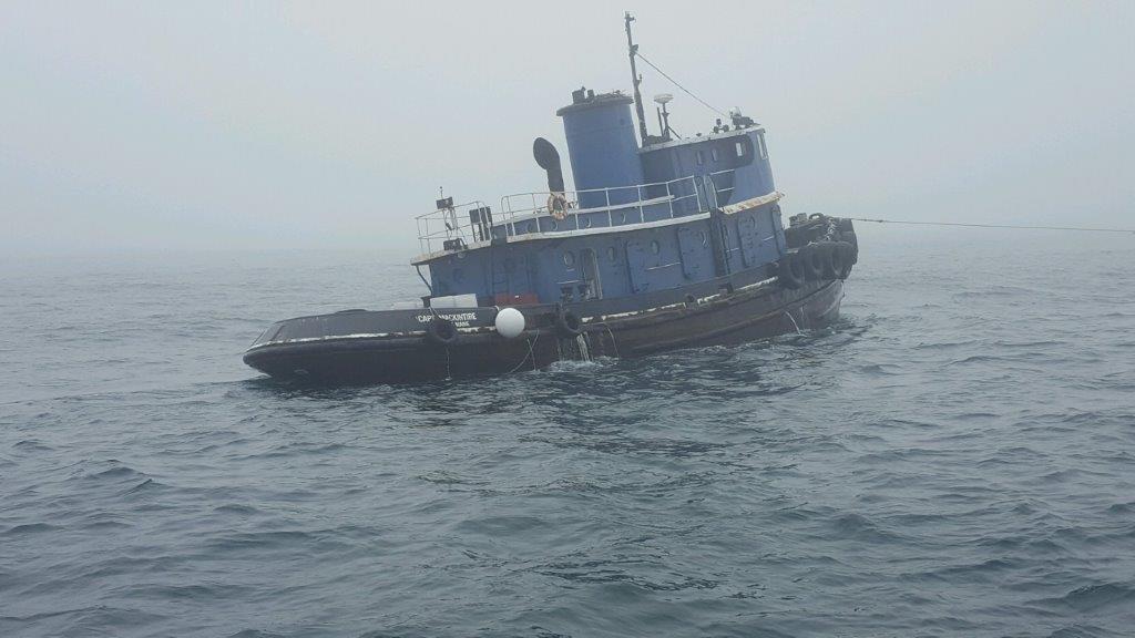 Tugboat Sinks Off Maine After Colliding with Tug Towing It