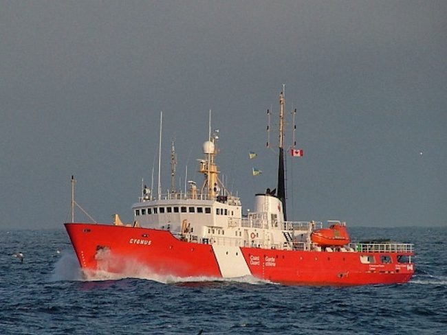 Canadian Coast Guard Cutter Back in Port After Taking on Water Off Newfoundland