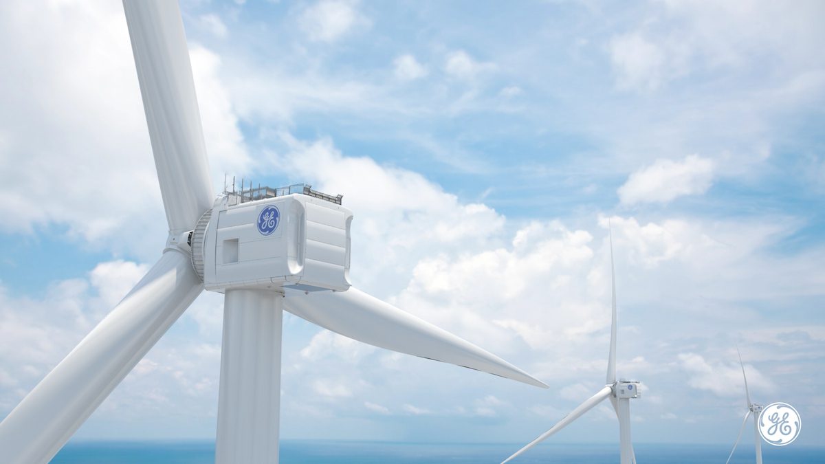 GE's haliade offshore wind turbine