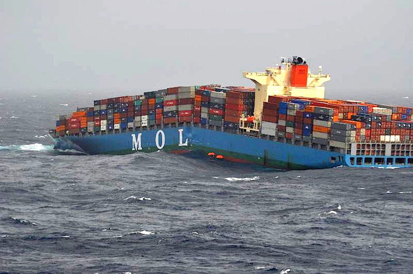 cargo container ship