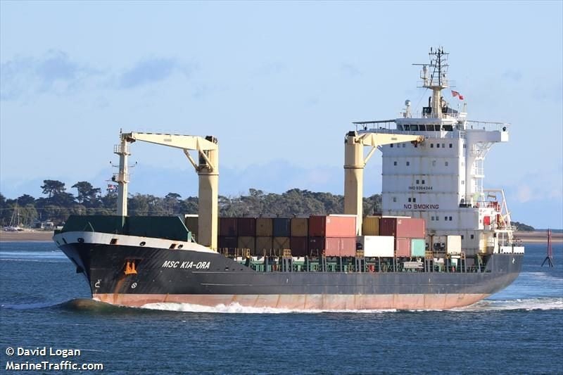 MSC Kia Ora banned from australia