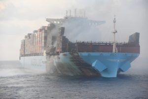 maersk honam fire damage