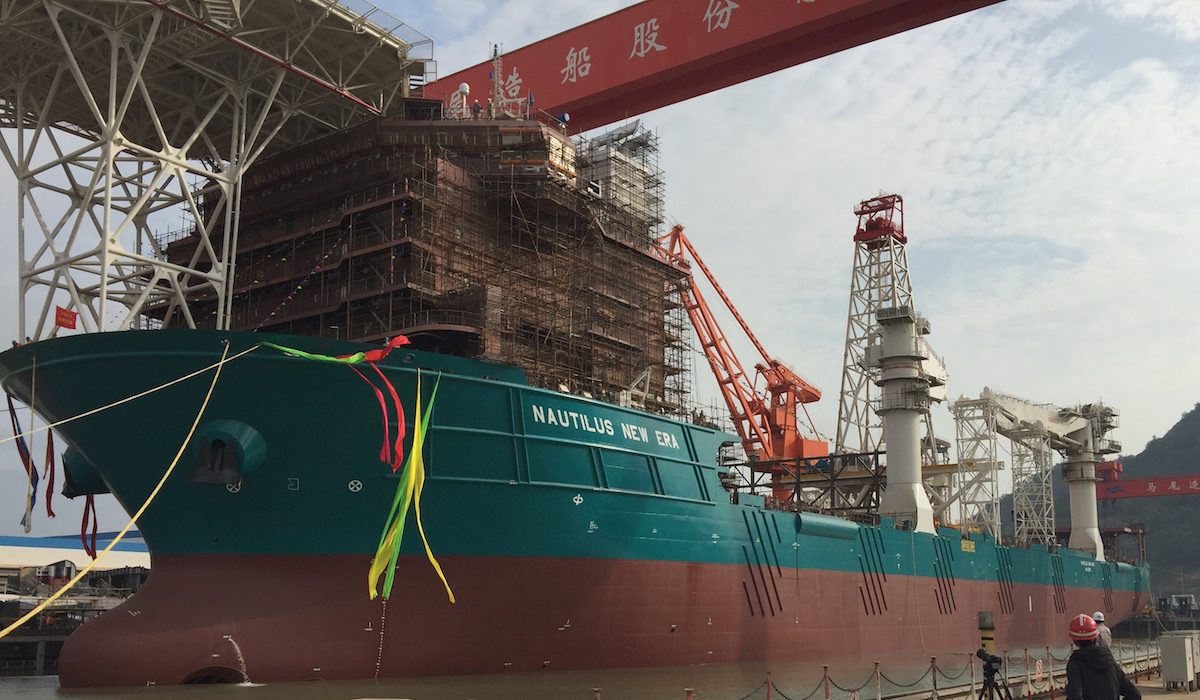 First Deep Sea Mining Production Vessel Launched in China