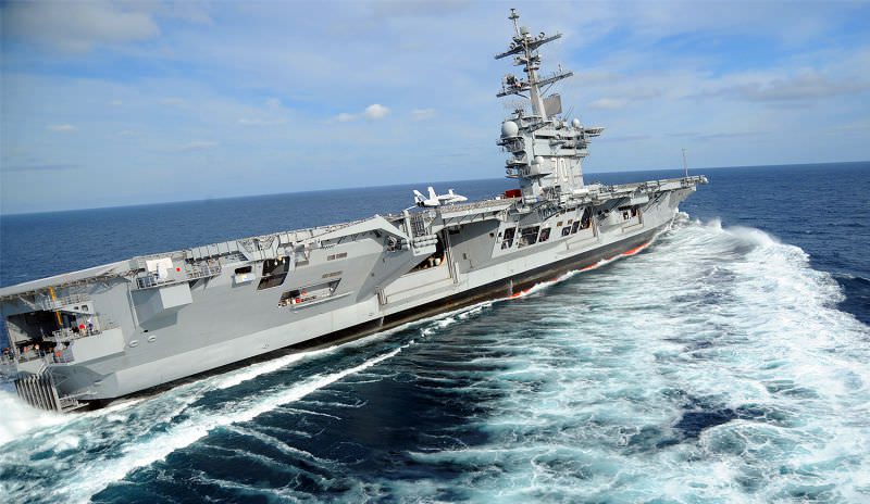 Sea Trials of the USS Dwight D. Eisenhower Aircraft Carrier