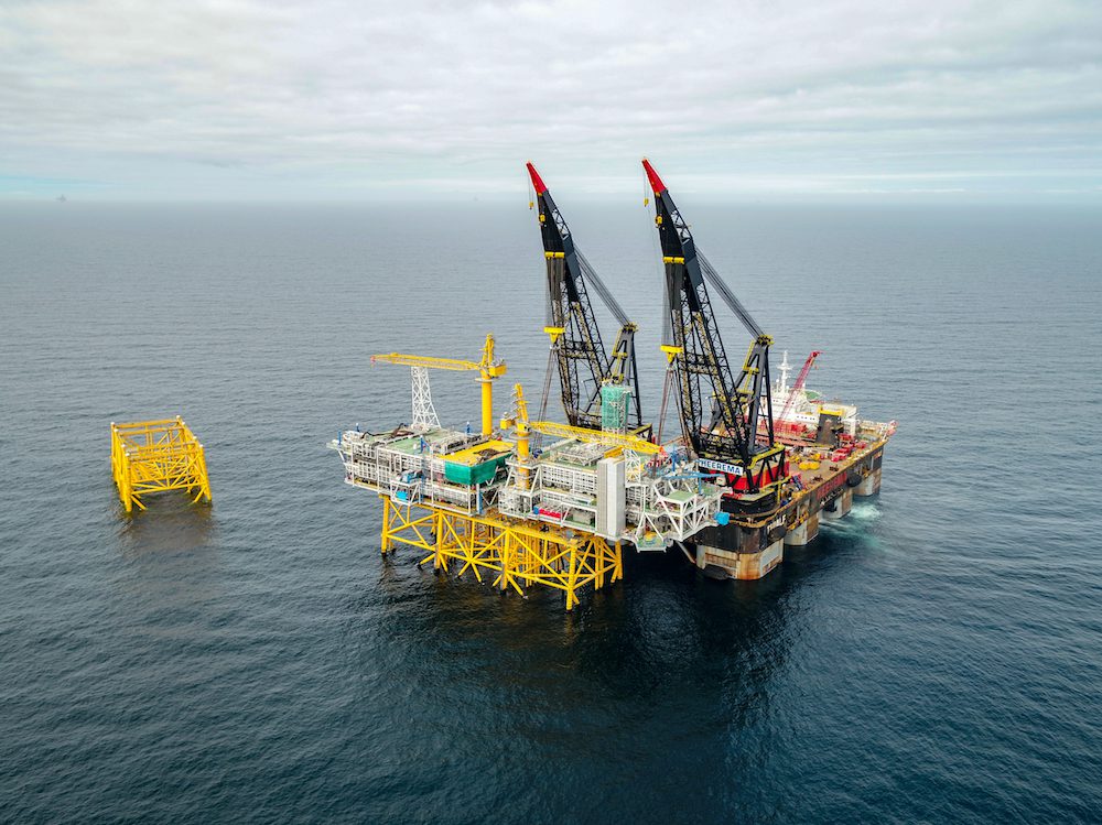 Photos: First Johan Sverdrup Topside Installed in North Sea