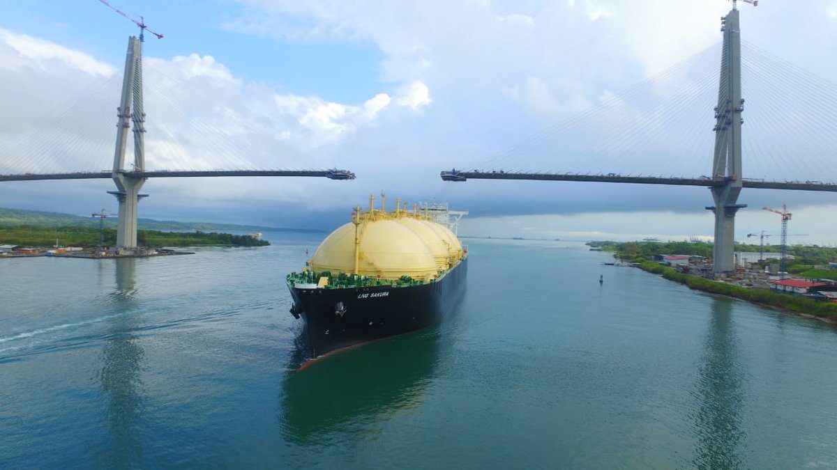 Panama Canal Opens Way for More LNG Transits With U.S. Exports Rising