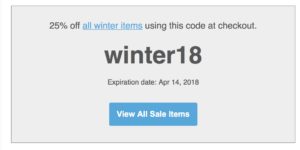 winter sale coupon code