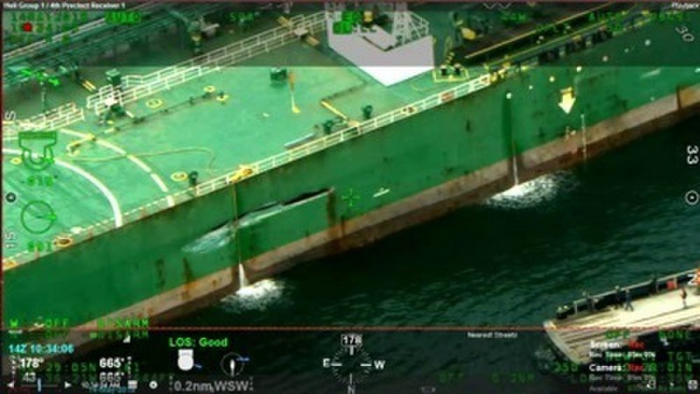 Tanker’s Hull Gashed in Collision with Fishing Vessel Off New York