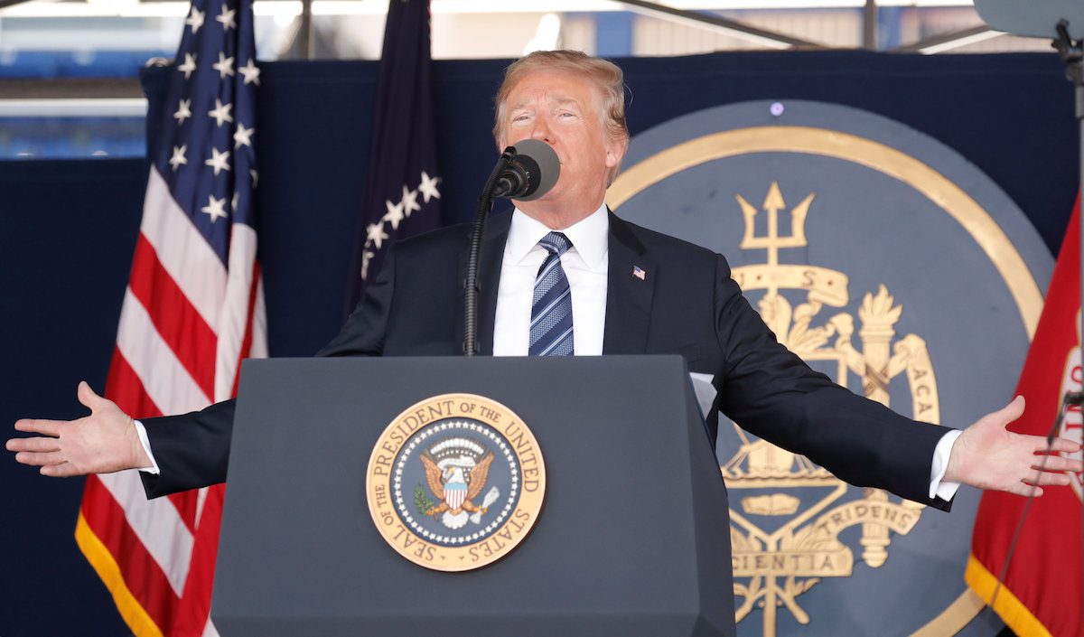 Watch President Trump’s Full Commencement Speech to the U.S. Naval Academy’s 2018 Graduating Class